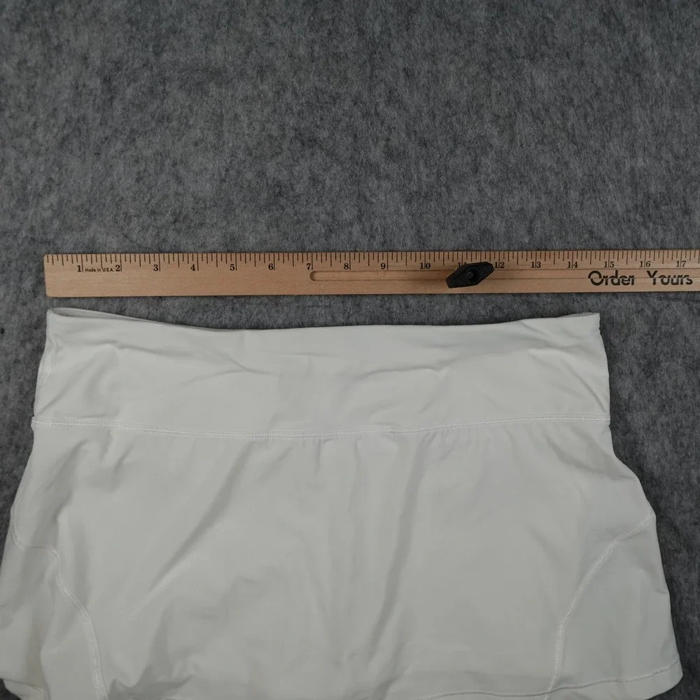 Lululemon Skirt Women 6 Tall White Circuit Breaker Pleated‎ Tennis Golf Skort